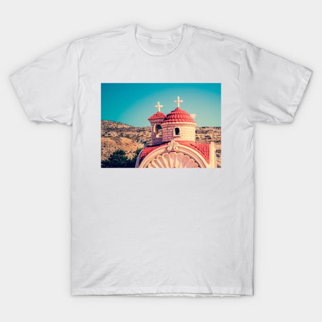 Roadside Shrine, Cyprus T-Shirt by millroadgirl